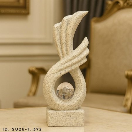 تحفة حجر عصرية ومميزة مع بلورة